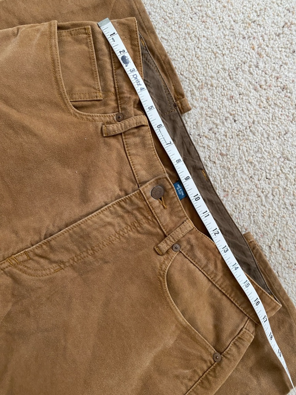 Polo Ralph Lauren 100% Cotton “Suede” Jeans. 34/30. - Picture 10 of 16